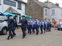 Veterans group join with villagers to celebrate VE Day 80