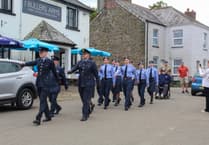 Veterans group join with villagers to celebrate VE Day 80