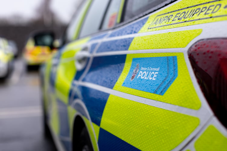 Devon and Cornwall Police car.