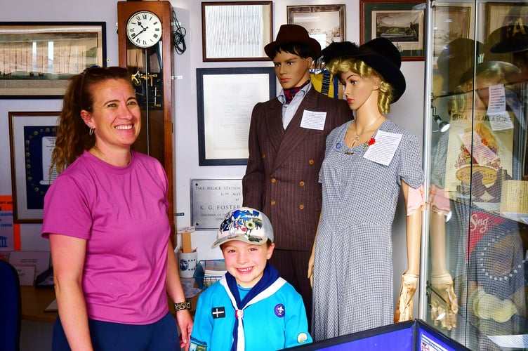 Locals of all ages visited Torpoint Archives and Heritage Centre, which was proudly displaying town memorabilia celebrating and remembering the events of World War II. Picture: Andy Campfield