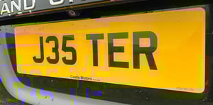 Jethro 'J35 TER' number plate sells for more than £30,000