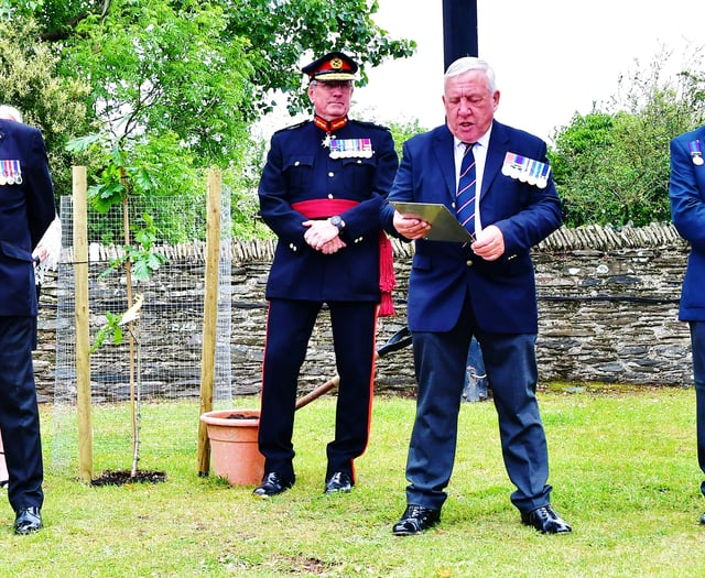 Town makes history with the planting of UK’s first Veterans’ Oak
