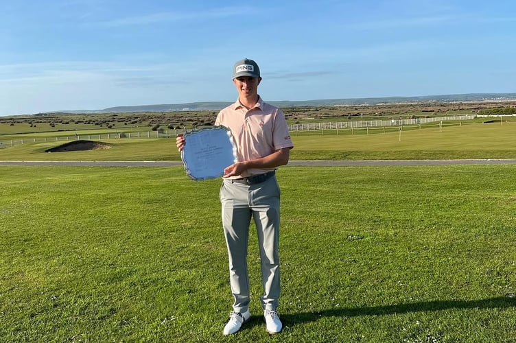 Cornwall College University student Josh Hayes emerged victorious at the West of England Golf Championship, topping a strong field of 68 elite competitors