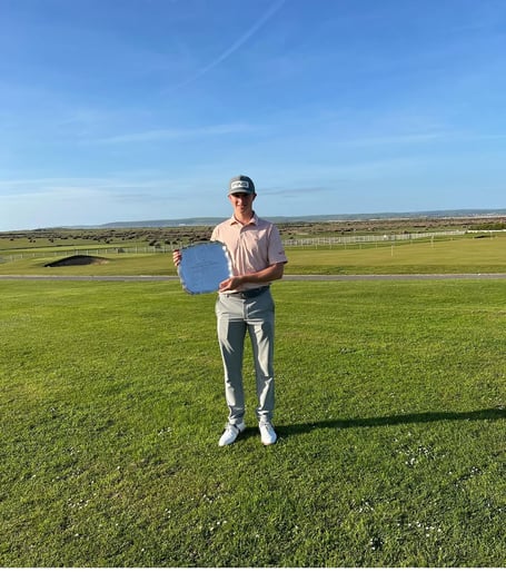 Cornwall College University student Josh Hayes emerged victorious at the West of England Golf Championship, topping a strong field of 68 elite competitors