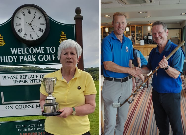 Sue Wenmoth and Andy Bryan. St Mellion.