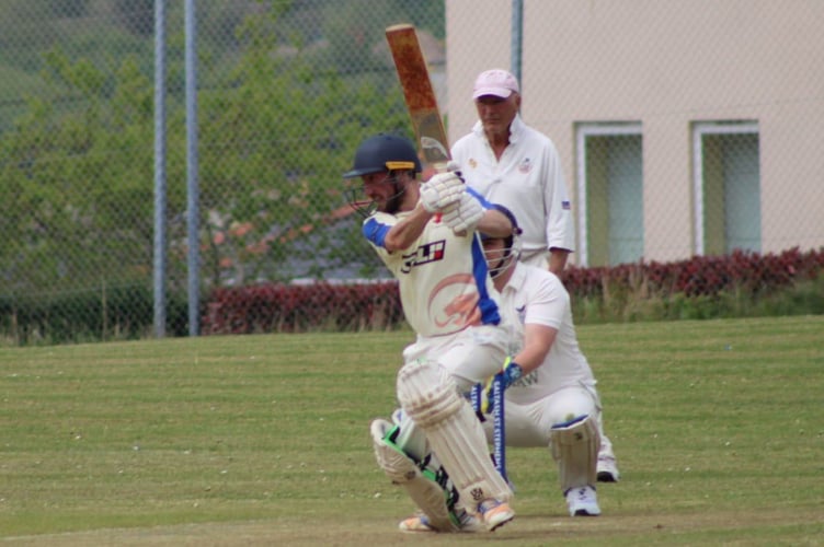 Saltash's James Blackmore hit an unbeaten 57 in his side's Division Three East victory at Launceston. Picture: Imogen Lindsay