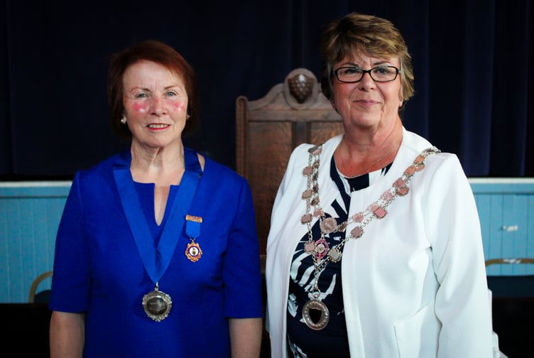 The town of Torpoint have selected their new Mayor and Deputy Mayor for the 2025/26 civic year, Cllr Christine Goodman and Cllr Julie Martin