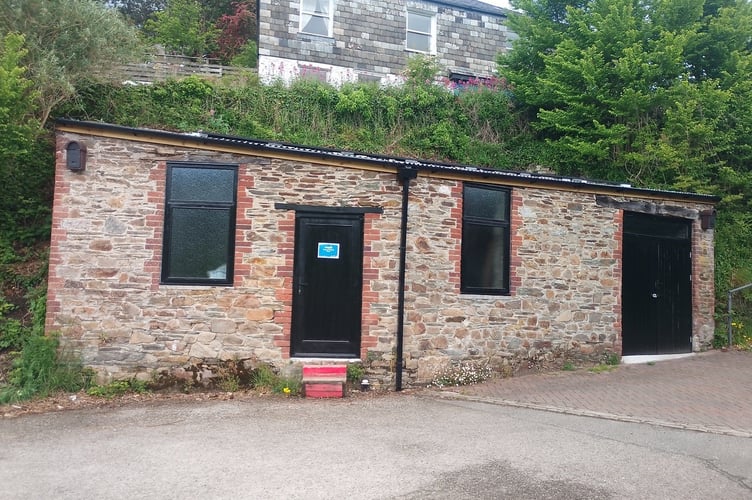 The refurbished Boat Shed in Calstock