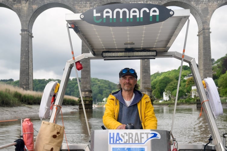 The new skipper of the Calstock Ferry, Will Mattos