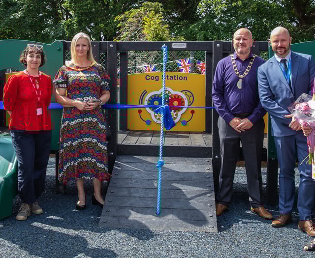 School unveils new recycled playground after winning national contest