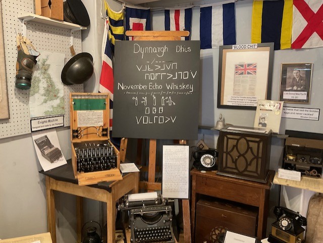 Some of the codes, secrets and communications exhibition at Saltash Museum