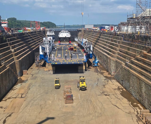 Ferry refit reaches major milestone in next phase of return