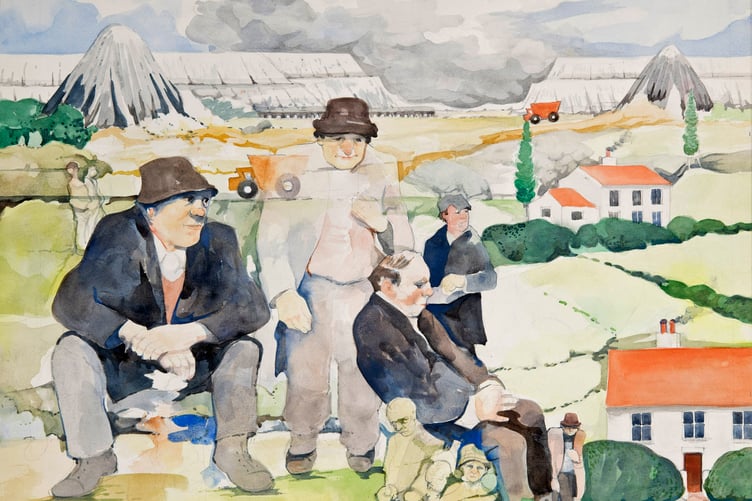 One version of the painting by Eric Tucker.