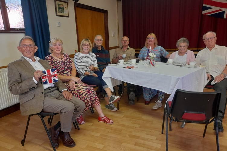 An afternoon tea celebrating VE Day at Rilla Mill Village Hall was enjoyed be all