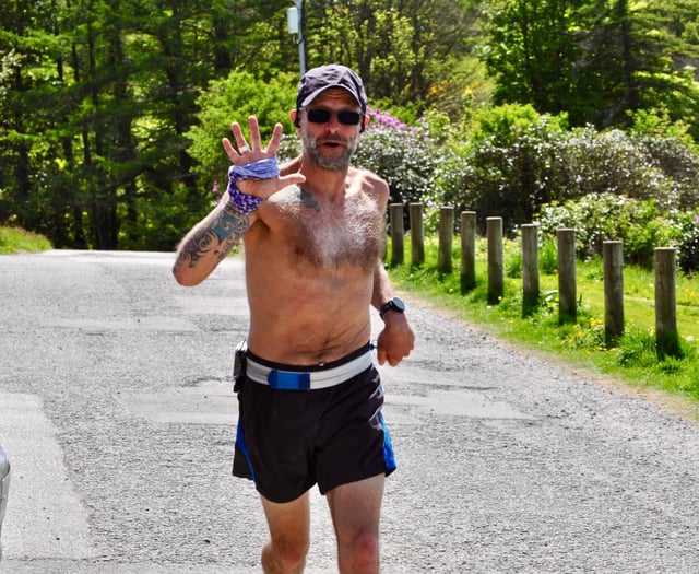 Marathon man 'humbled' by spirit shown by local community