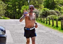 Marathon man 'humbled' by spirit shown by local community