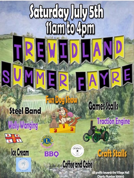Trewidland Summer Fayre returns on Saturday, July 5