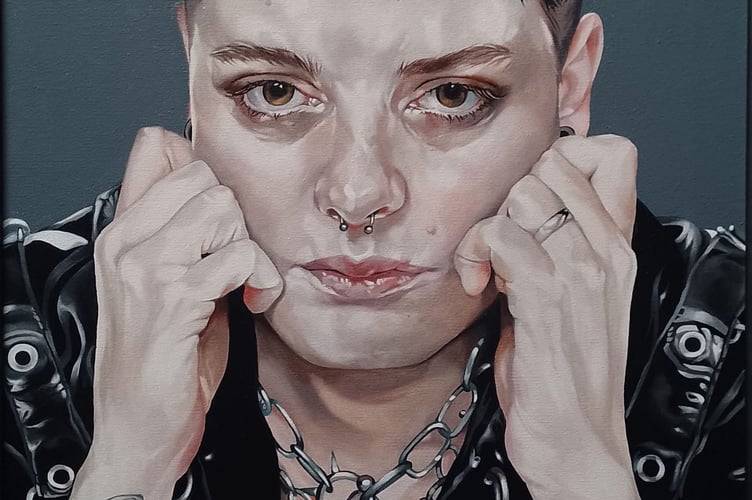 Jo Beer, known professionally as Jo Beer Art, has had her portrait ‘ Road to Me’ chosen for display in the Herbert Smith Freehills Kramer Portrait Award 2025