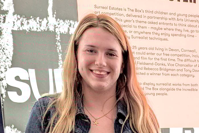 Emily Downer was a winner in the “Surreal Estates” art contest.