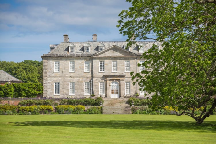 The north front of Antony House, Cornwall