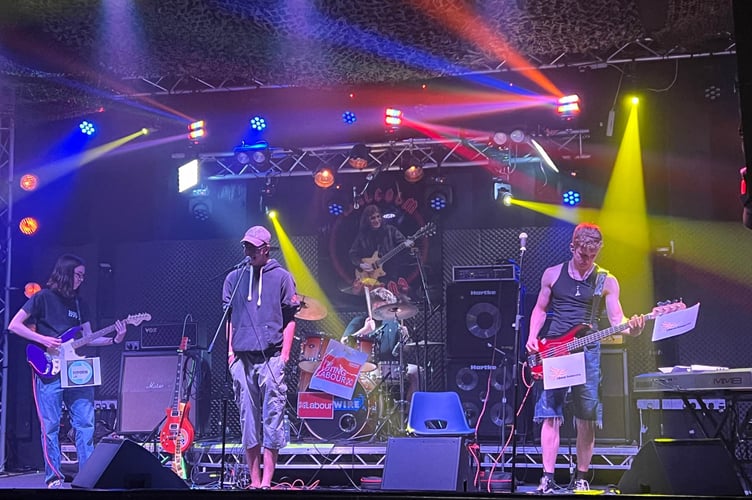 Youngsters performing at Livewire Youth Project in Saltash. Picture: Livewire