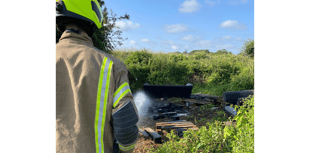 Fire at skate park extinguished