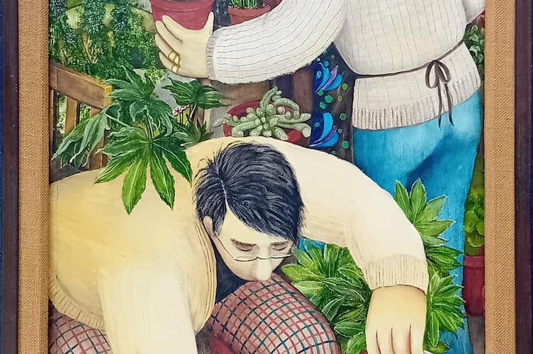 Works by the famous Beryl Cook are among the auction items for sale