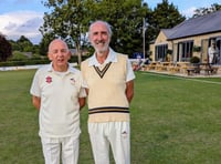 Fleming and Nye enjoy England Over 70s trial at Frocester