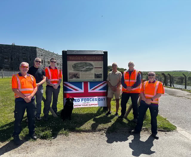 Tregantle training camp raises flag for Armed Forces week 2025
