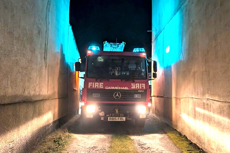 Firefighters from St Dennis were among those who attended the blaze in St Austell. (Picture: St Dennis Community Fire Station)