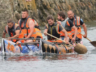 Rowers taking to the water for popular raft race in Looe
