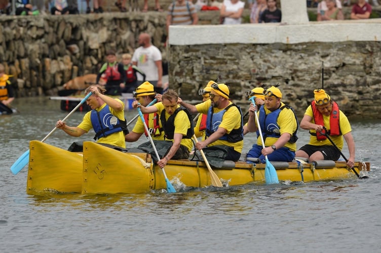 The Minions crew were one of 20 crews that took part in the Looe Raft Race. Picture: (Jon Harris Photography)