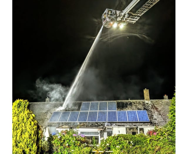 House completely destroyed in major Bodmin blaze