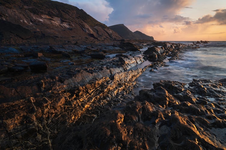 View from Crackington Haven towards Cambeak