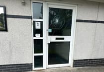 Mindless vandals smash fire station door in “disgraceful” attack