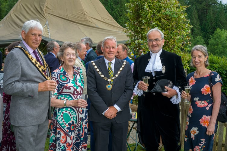 The High Sheriff of Cornwall celebrates at garden party_credit Charles Sainsbury-Plaice.