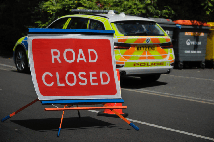 Brunel Road was closed after the collision on Wednesday, July 9