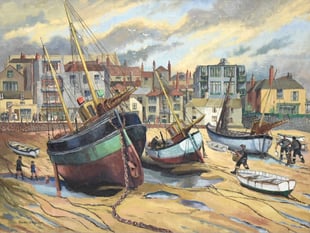 Cornish scenes in oil on offer at upcoming sale