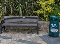 Callington Scouts' cheerful designs adorn town's new recycling bins
