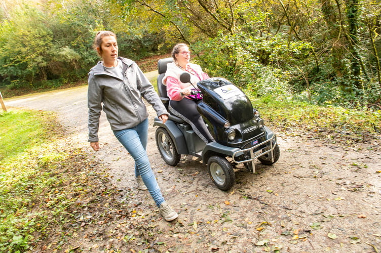 Accessible trails at Cardinham Woods (Picture: Forestry England)