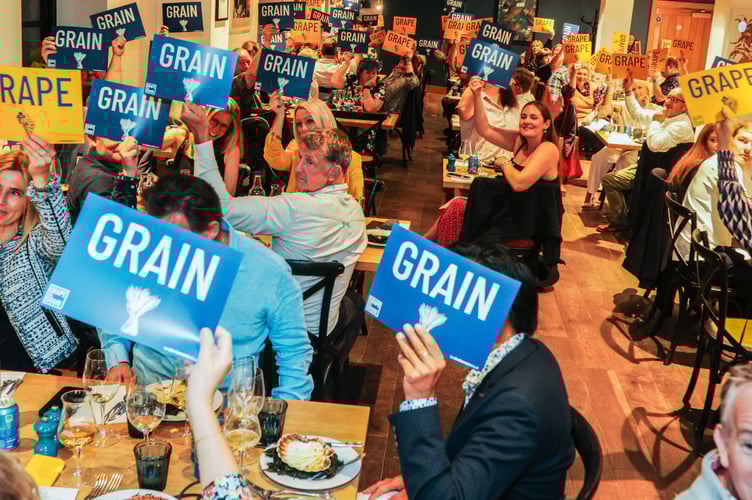 Festivalgoers from last year's event have to decide whether it's grape or grain