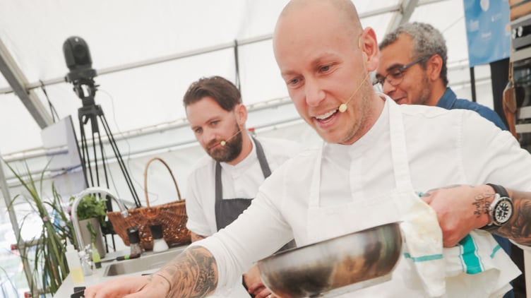 Local chef and TV personality Ben Palmer of The Sardine Factory and Yamas