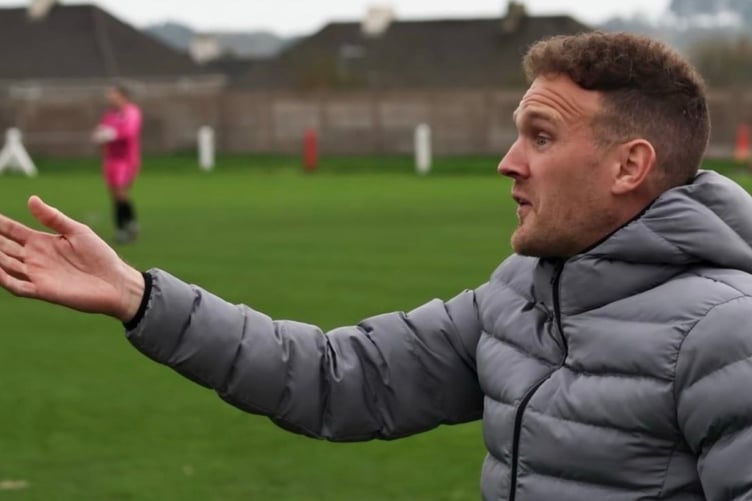 Saltash United assistant boss Lee Britchford was in charge again on Saturday.