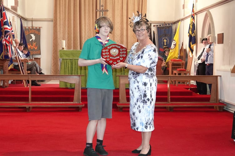 Youth Achivement Award winner Sam Farndale