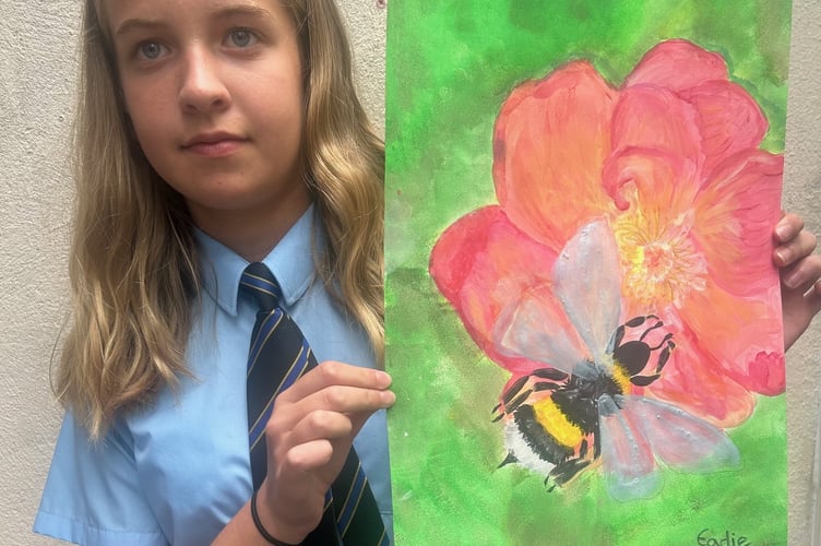 Eadie B student photo with work year 7.