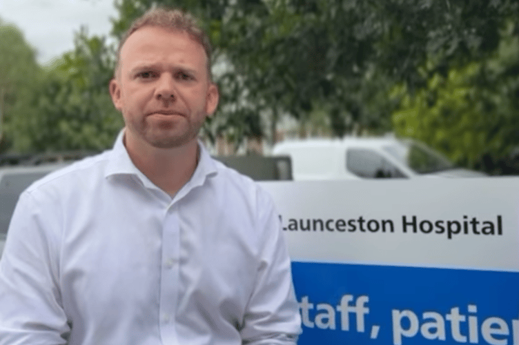 Ben Maguire at Launceston Hospital