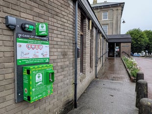 New defibrillator installed near Bodmin amenities