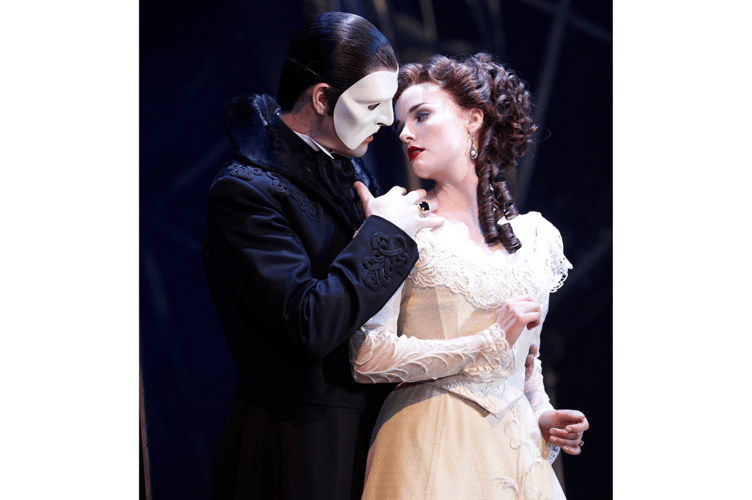 Phantom and Christine in Love Never Dies.