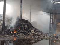 Residents urged to remain vigilant as waste facility fire continues