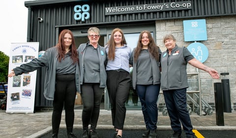 New Co-op store opens in Fowey, creating 14 local jobs